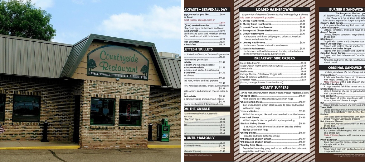 Countryside Restaurant of Long Prairie