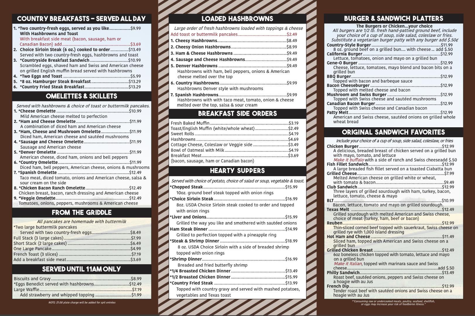 Countryside Restaurant of Long Prairie
